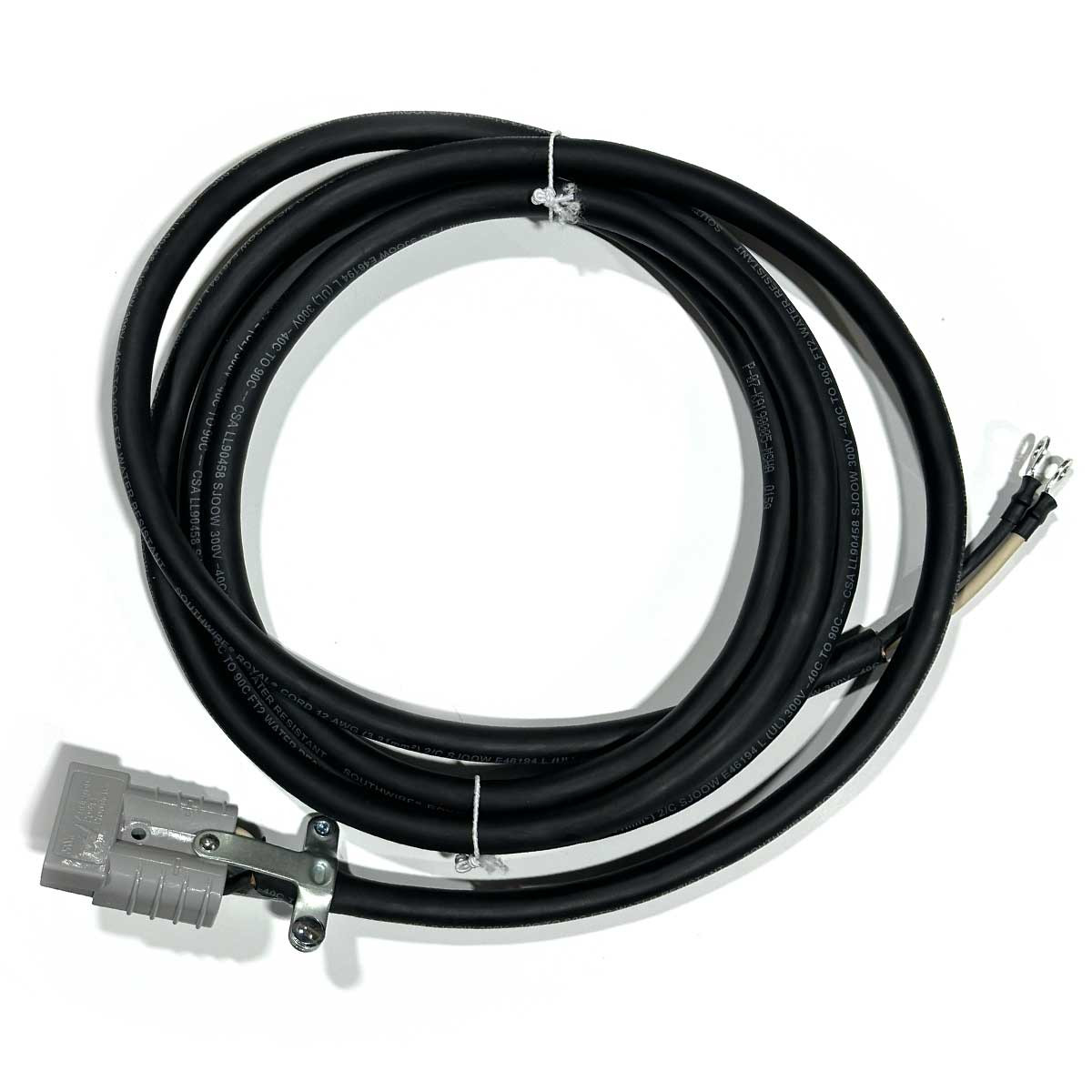 Summit Series II DC cordset for 650W/1050W chargers with SB50 gray connector.